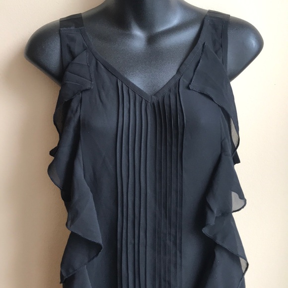 Cute black ruffle blouse - Picture 2 of 3